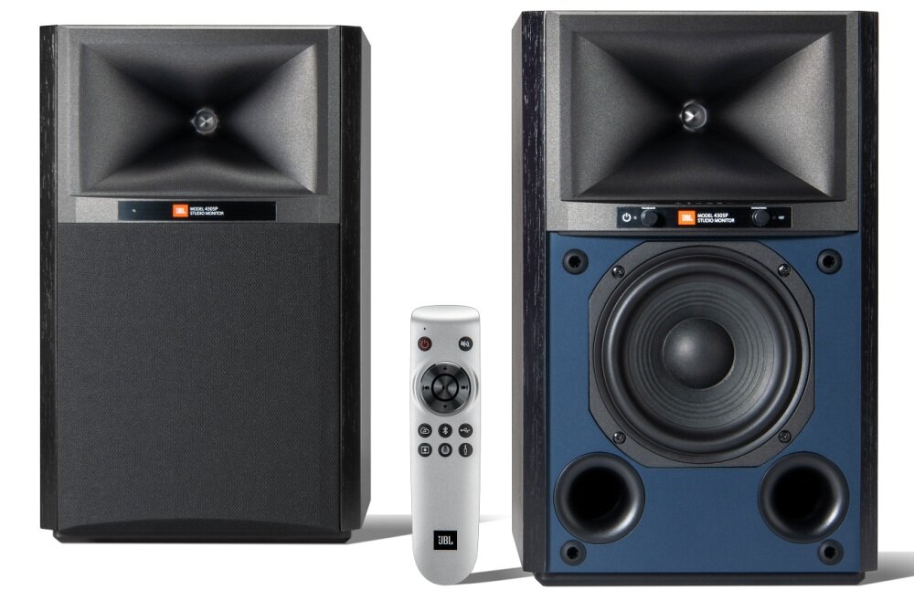 Kolumny głośnikowe JBL 4305P strumieniowanie moc przetwornik obsługa aplikacja design