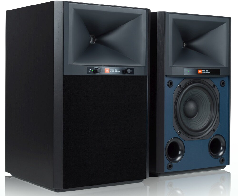 Kolumny głośnikowe JBL 4305P strumieniowanie moc przetwornik obsługa aplikacja design