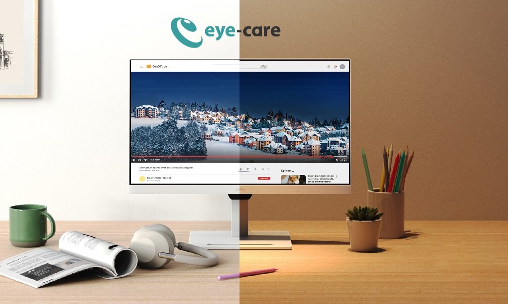 Monitor BENQ GW2790QT Monitor BENQ GW2790QT Maksymalna wydajność regulowany Low Blue Light Plus Flicker-Free BenQ Eye-Care od BenQ Certyfikat Eyesafe Tryb e-papieru