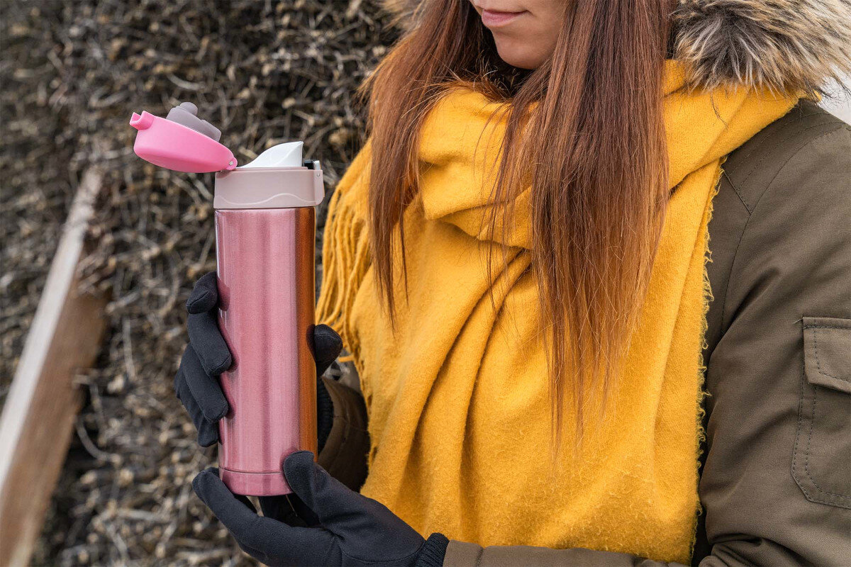 Termos MILLA HOME MKA103B rozowy (420 ml) pojemnosc ustnik