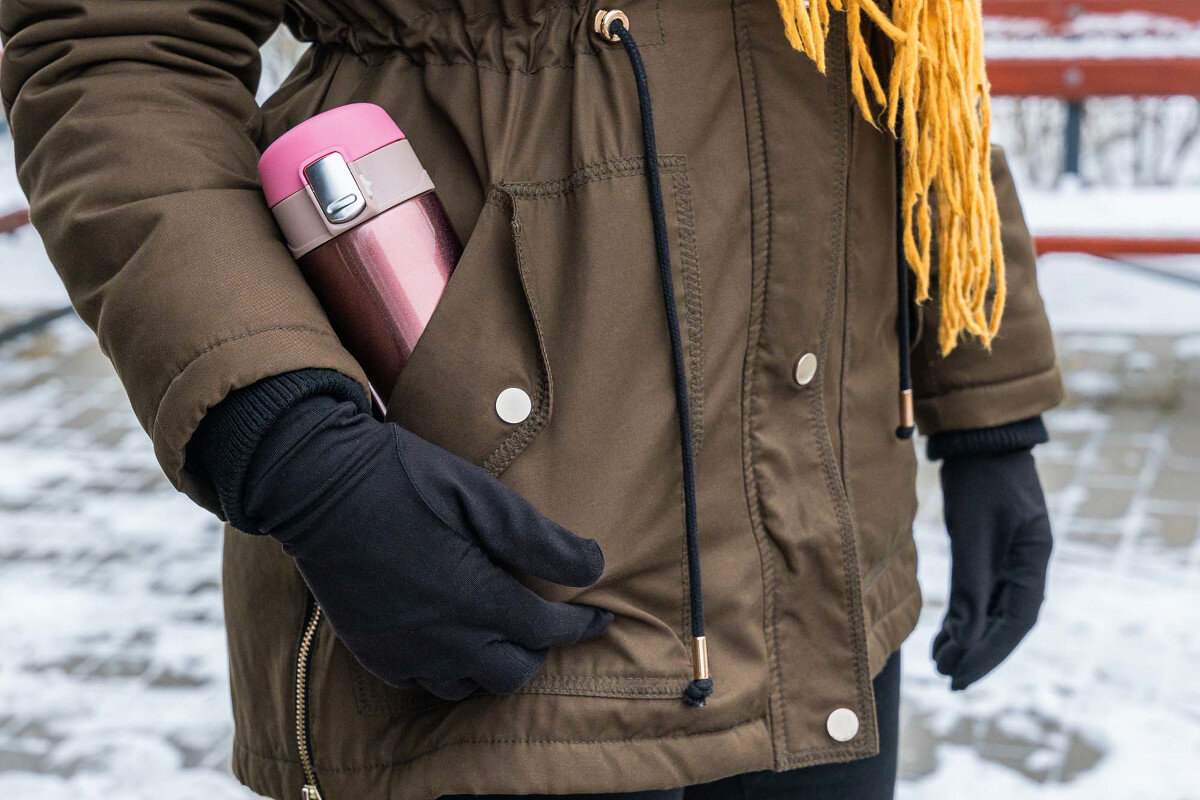 Termos MILLA HOME MKA103B rozowy (420 ml) blokada zamkniecie