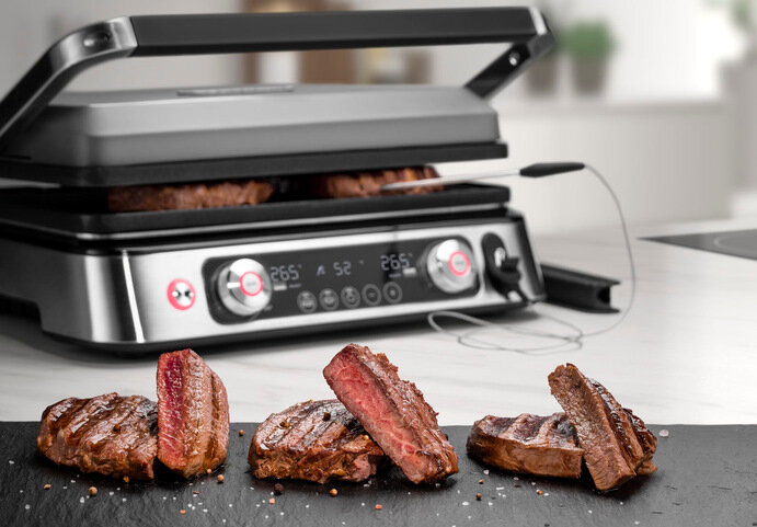 Grill DELONGHI CGH1112DP MultiGrill Zintegrowany termometr grillowy