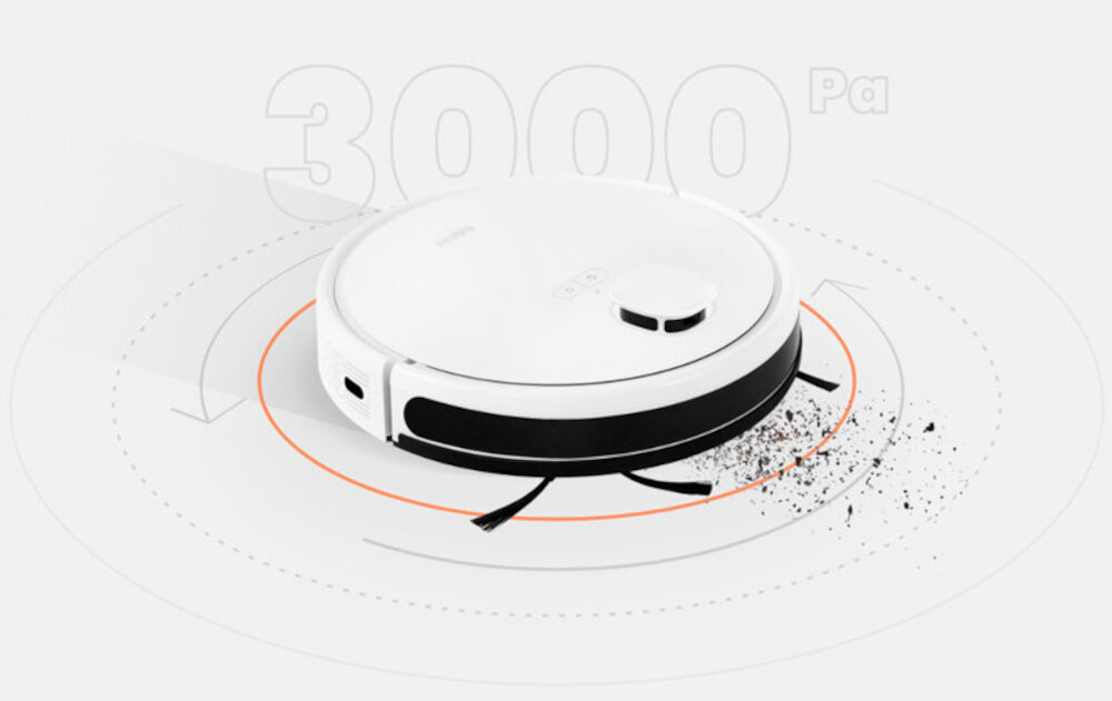 Robot sprzatajacy ROBOJET X-One 2 Laser360° PRO moc ssania 3000 Pa poziom halasu 60dB