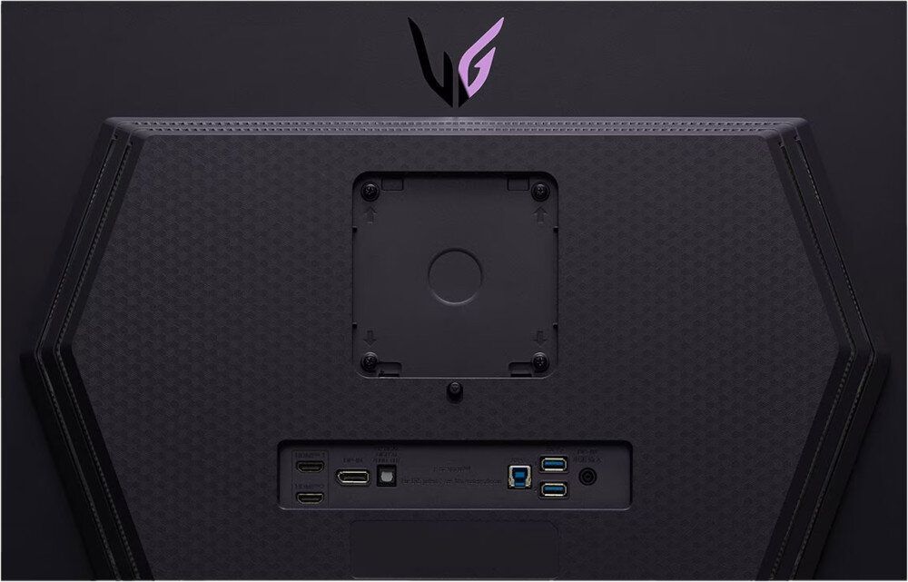 Monitor LG UltraGear 27GR95QE-B porty podłączenie gniazda mocowanie VESA