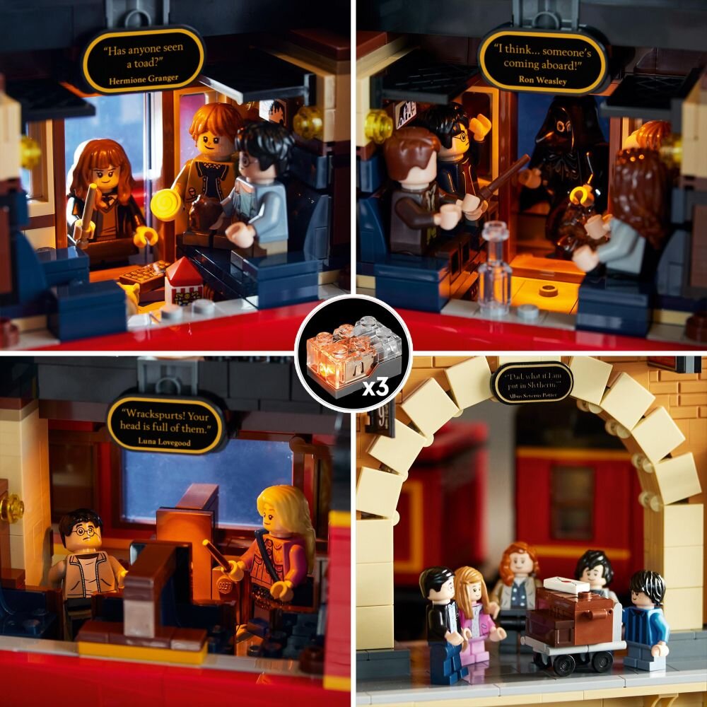 LEGO Harry Potter Ekspres do Hogwartu — edycja kolekcjonerska 76405 klocki elementy zabawa łączenie figurki akcesoria figurka zestaw