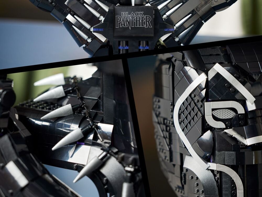 LEGO Marvel Czarna Pantera 76215   klocki elementy zabawa łączenie figurki akcesoria figurka zestaw 