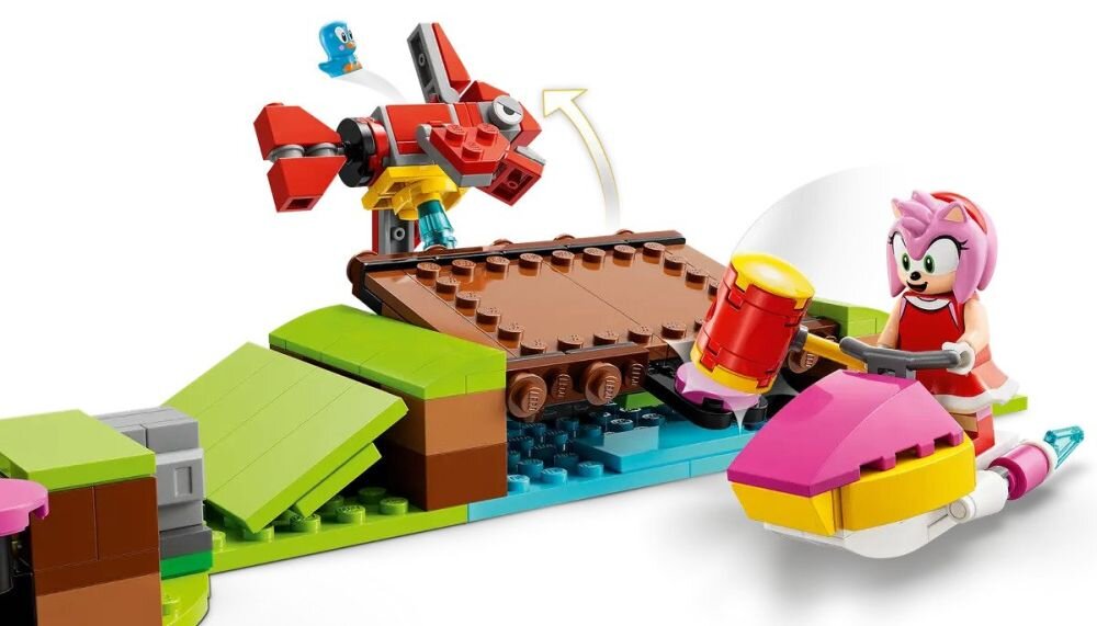 LEGO Sonic the Hedgehog Sonic — wyzwanie z pętlą w Green Hill 76994    klocki elementy zabawa łączenie figurki akcesoria figurka zestaw 