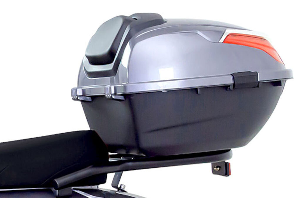 Skuter elektryczny E-MIO Toro+V+ Srebrny schowki