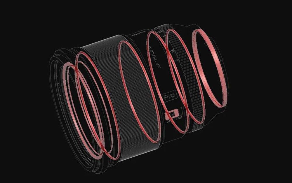 Obiektyw VILTROX AF 75mm f-1.2 Fuji XF ogniskowa przysłona ostrość pierścienie optyka soczewki powłoki montaż bagnet światło jasność zoom filtry waga