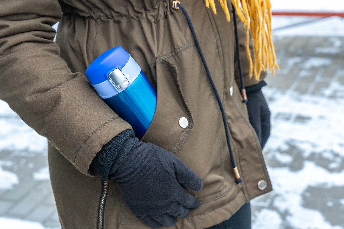 Termos MILLA HOME MKA103B Niebieski (420 ml) blokada zamkniecie