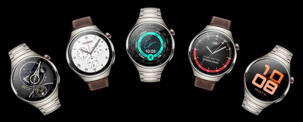Smartwatch HUAWEI Watch 4 Pro ekran bateria czujniki zdrowie sport pasek ładowanie pojemność rozdzielczość łączność sterowanie krew puls rozmowy smartfon aplikacja