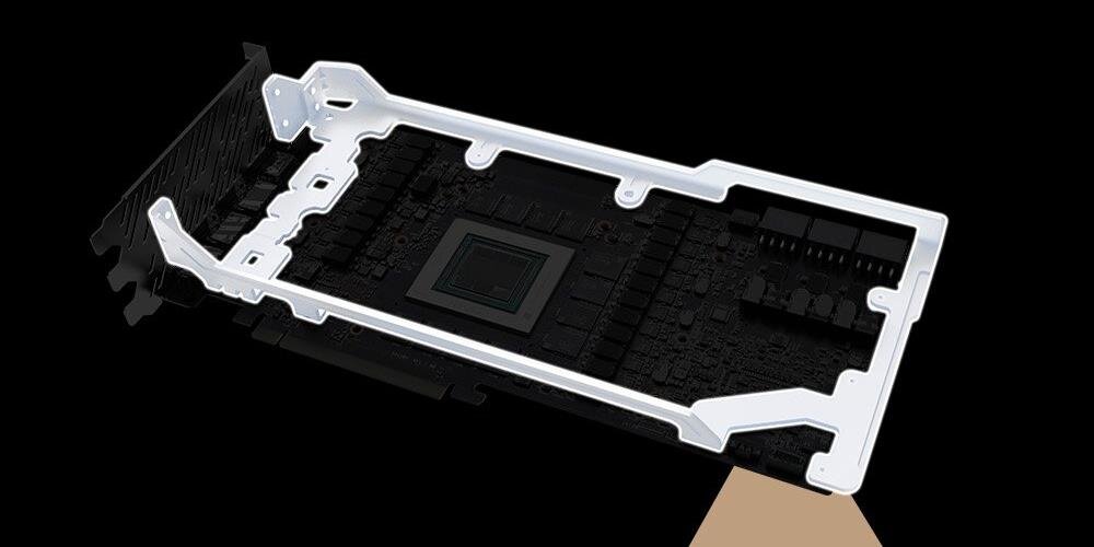 Karta graficzna ASROCK Radeon RX 7900 XTX Taichi White OC 24GB - Wzmocniona metalowa ramka