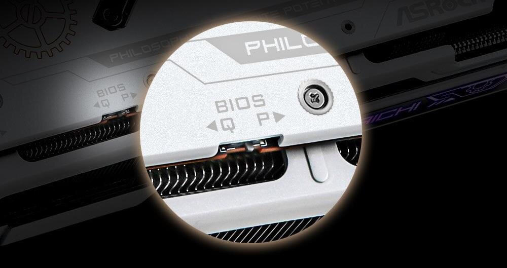 Karta graficzna ASROCK Radeon RX 7900 XTX Taichi White OC 24GB - Podwójny BIOS