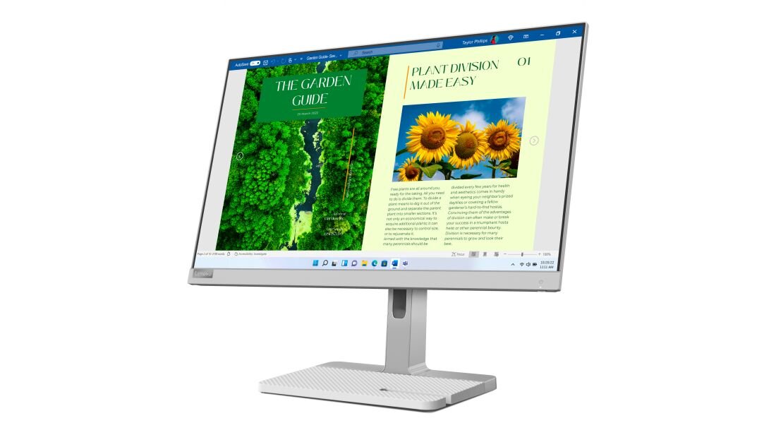 Monitor LENOVO L24m-40 - 1920 x 1080 px 72% NTSC 16.7 miliona kolorów  
