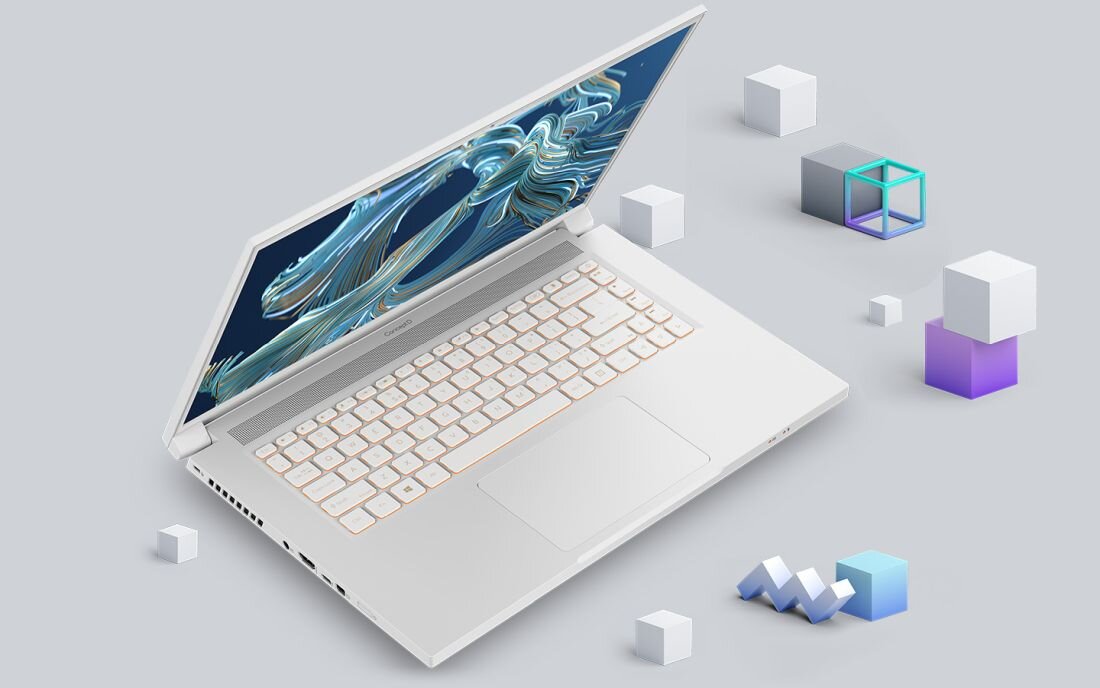 Laptop ACER ConceptD 3 Pro CN316-73G - bursztynowe podświetlenie
