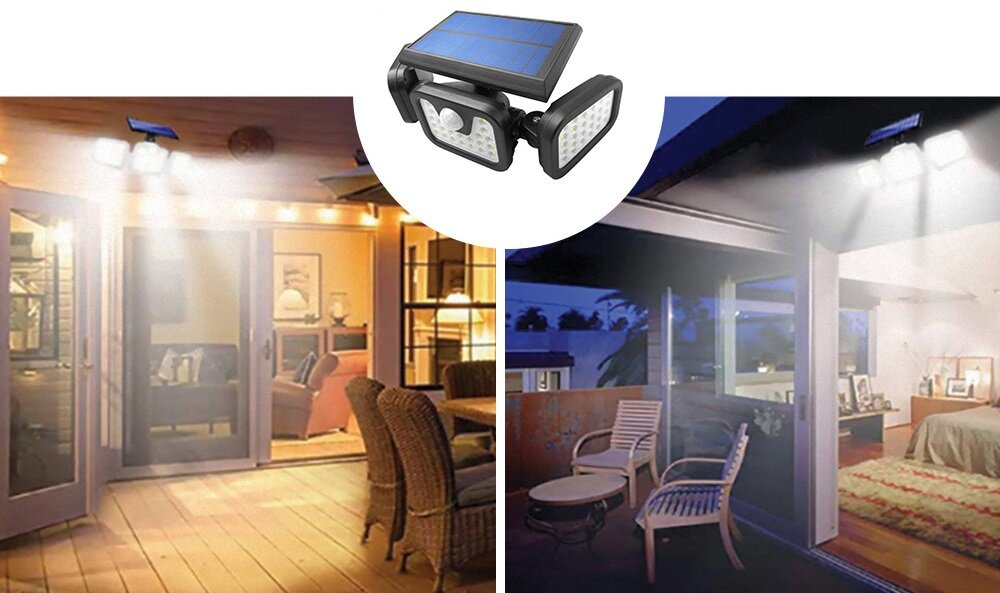 Lampa solarna FOREVER LIGHT FLS-03 trzy osobne lampy mozliwosc regulacji montaz w kazdym miejscu