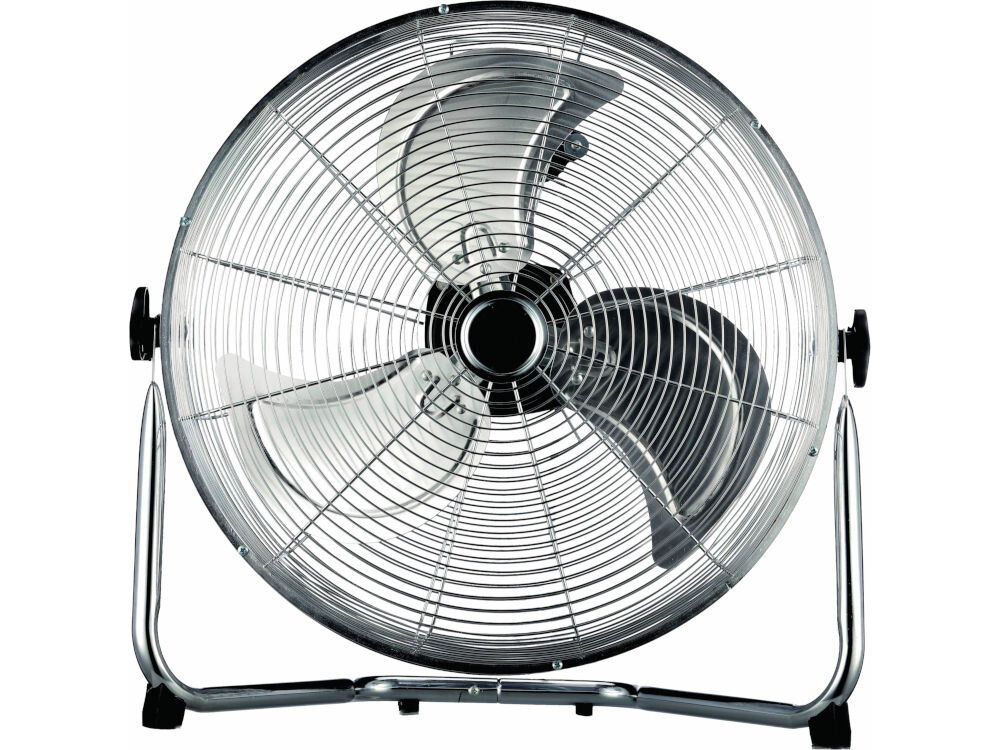 Wentylator KEPLAND 90 W Chrom niezawodne rozwiązanie do domu biura mniejsze zakłądy produkcyjne wysoka jakość metalu chromowe wykończenie elegancki wygląd tługotrwałe użytkowanie ergonomiczny kształt efektywna cyrkulacja powietrza komfort pracy odpoczynek w gorące dni