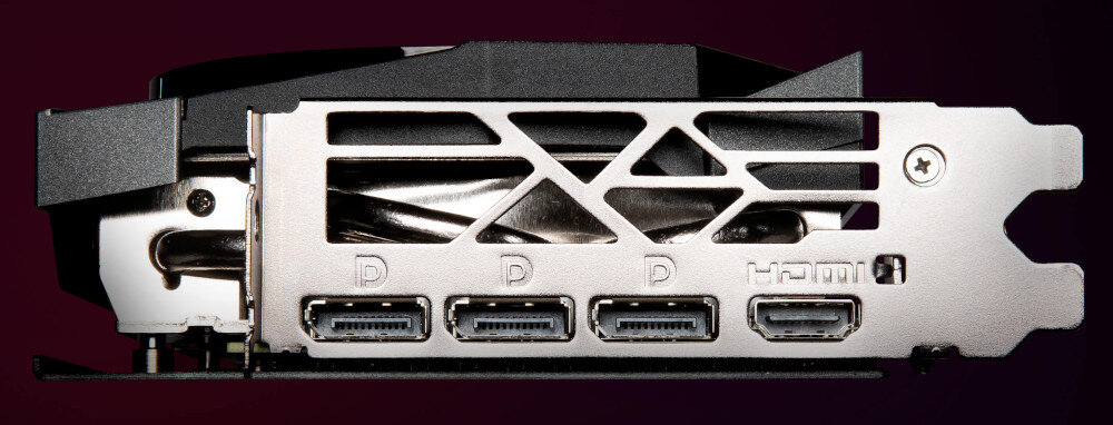 Karta graficzna MSI GeForce RTX 4060 Ti Gaming X Trio 8GB złącza porty podłączenie