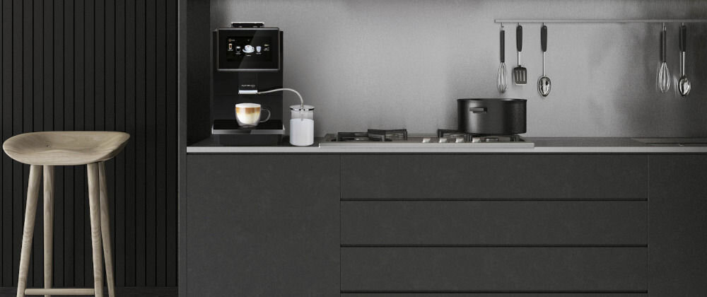 Ekspres COFFE PRO Else EX-0219 na blacie w kuchni