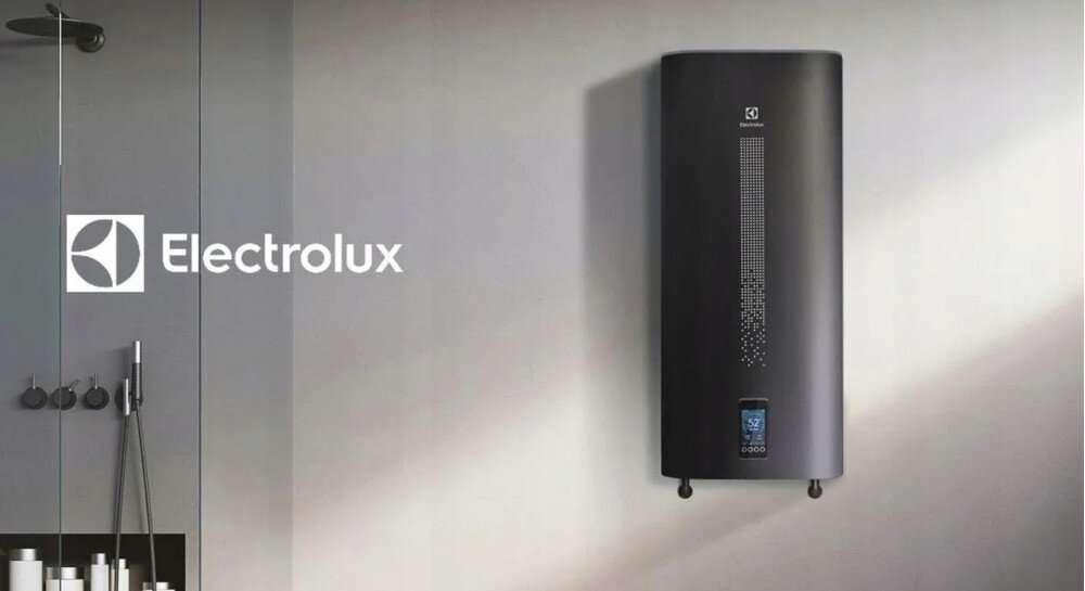 BOJLER ELEKTRYCZNY ELECTROLUX EWH100SIBEEEC stal emaliowana kolor czarny pojemność 100 litrów wymiary 1135 x 555 x 350 mm