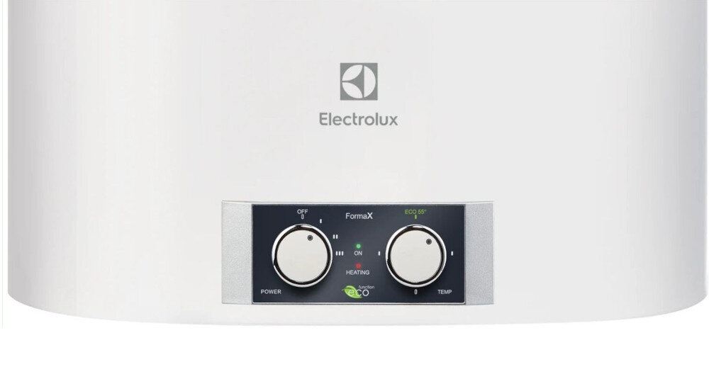 BOJLER ELEKTRYCZNY ELECTROLUX EWH50FMXEEC panel sterowania kontrola ustawienia regulacja pokrętła wyświetlacz łatwo precyzyjnie