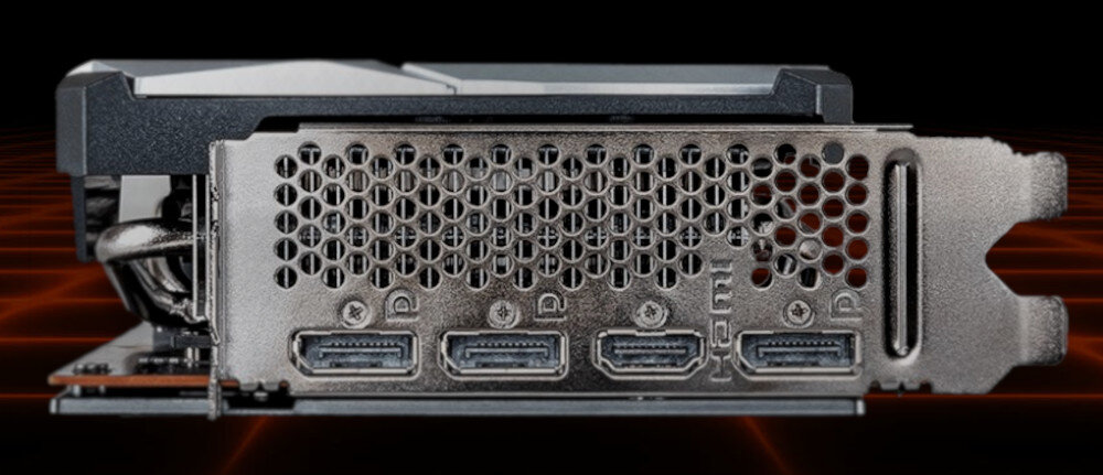 Karta graficzna MSI Radeon RX 6750 XT Mech 2X V1 12GB złącza porty podłączenie monitor