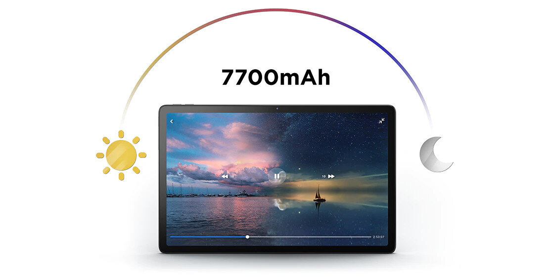 Tablet LENOVO Tab P11 2 gen - wytrzymała bateria