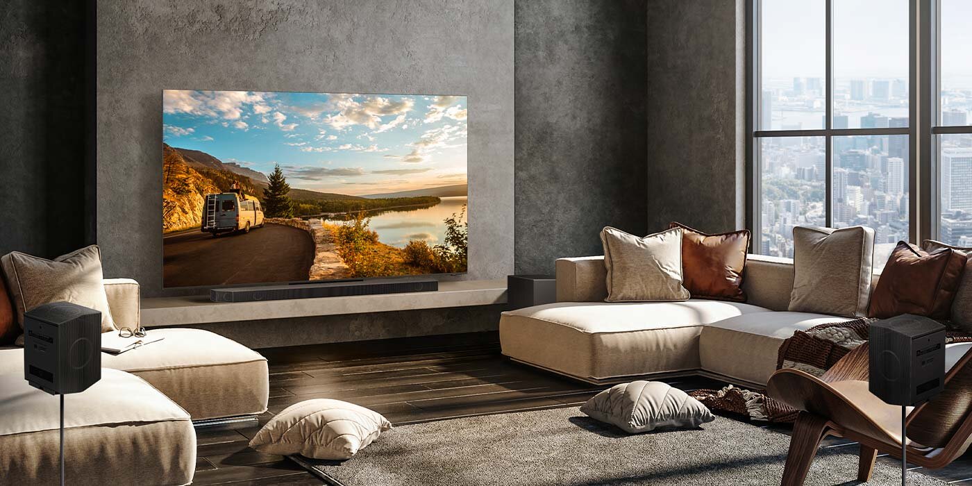 Soundbar Samsung HW-Q930C oraz telewizor Samsung QLED dostępne w Media Expert Soundbar Samsung HW-Q930C oraz telewizor Samsung QLED dostępne w Media Expert