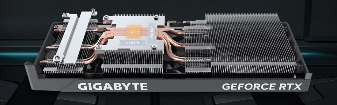 Karta graficzna GIGABYTE GeForce RTX 4060 Ti Eagle OC 8GB - Komora parowa