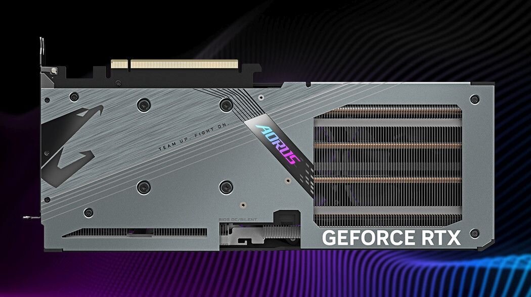 Karta graficzna GIGABYTE Aorus GeForce RTX 4060 Ti 8GB - Metalowa płyta 