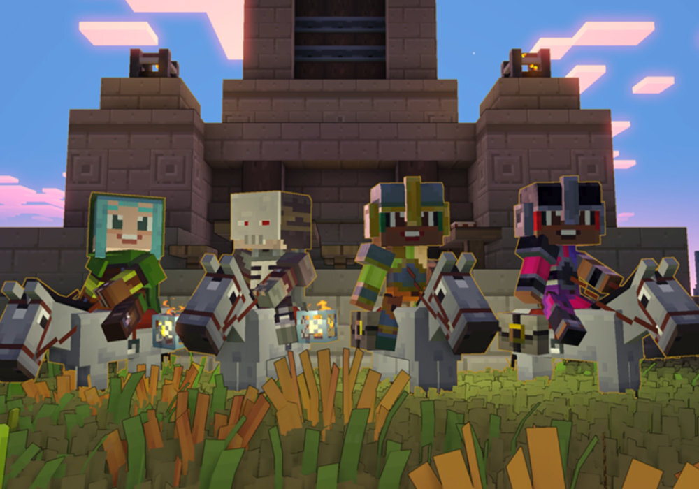 Minecraft Legends - Edycja Deluxe zabawa świat rozgrywka aktualizacja wioska walka przygoda skiny