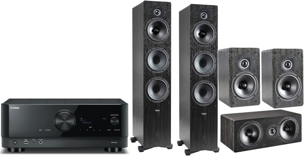 Kino domowe YAMAHA RX-V4A + INDIANA LINE Tesi 661 + 761 + 241  - hdr