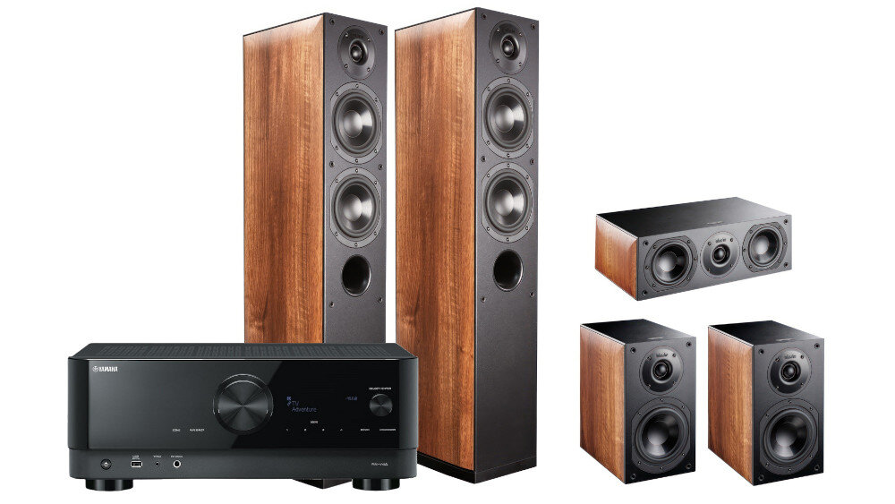 Kino domowe YAMAHA RX-V4A + INDIANA LINE Nota 550 + 740 + 250 - hdr
