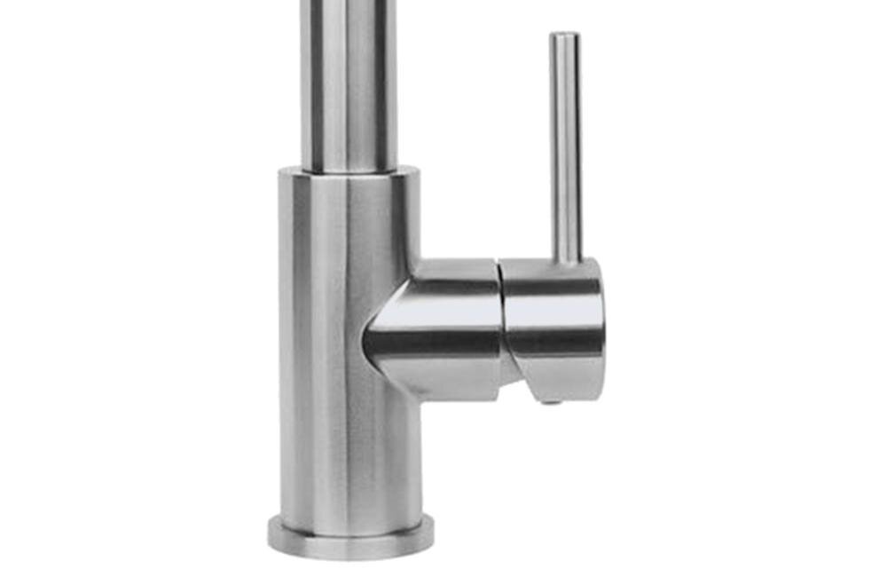 REGINOX Palm R34583 poręczna elegancka dźwignia boczna bateria czystość użytkowanie zacieki bakterie