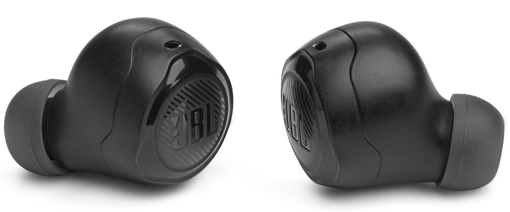 JBL Quantum TWS Air przetworniki aktywna redukcja szumów design dopasowanie łączność wygoda sterowanie bateria