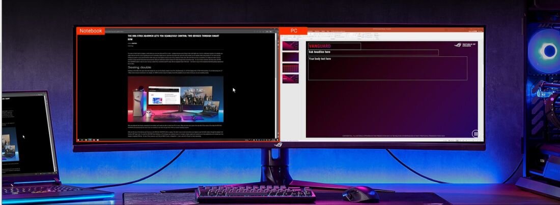 Monitor ASUS ROG Strix XG49WCR - Smart KVM   
