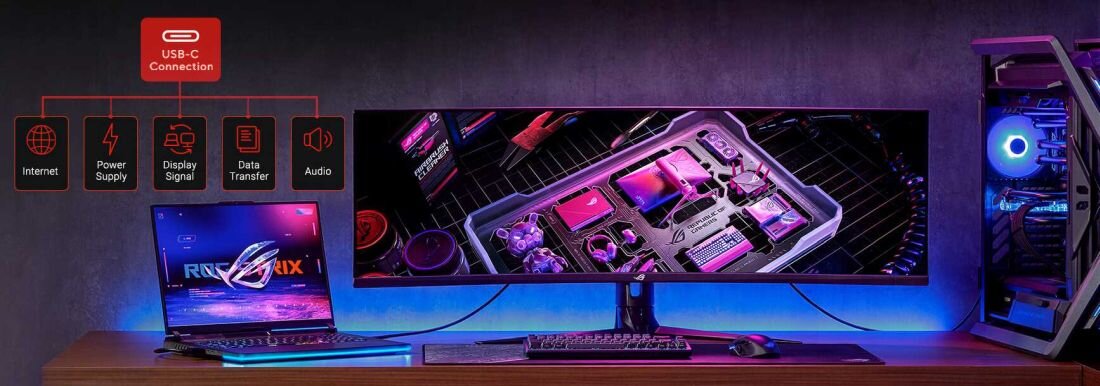Monitor ASUS ROG Strix XG49WCR - Typu-C 