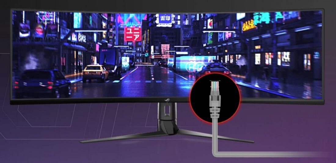 Monitor ASUS ROG Strix XG49WCR - RJ45   