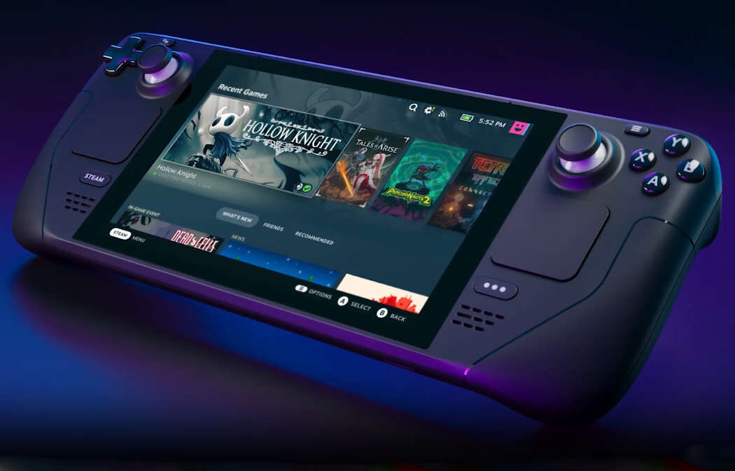 Konsola przenośna VALVE Steam Deck 512 GB zabawa wyposażenie przenośna rozrywka innowacja pojemność ładowanie złącza podróż gaming