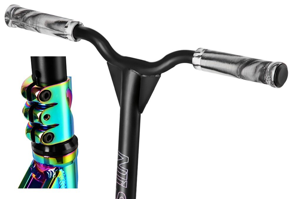 Hulajnoga wyczynowa NILS EXTREME HS014 Pro kierownica stalowa wzmocniona spawami antypoślizgowy materiał