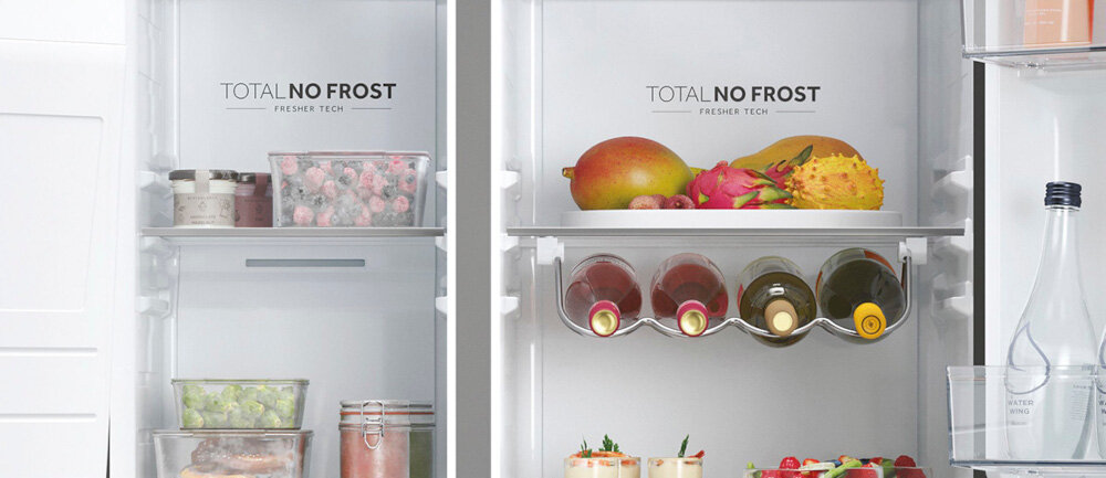 LODÓWKA HAIER HSW59F18EIMM Total No Frost bez szronu lodu dłuższa świeżość