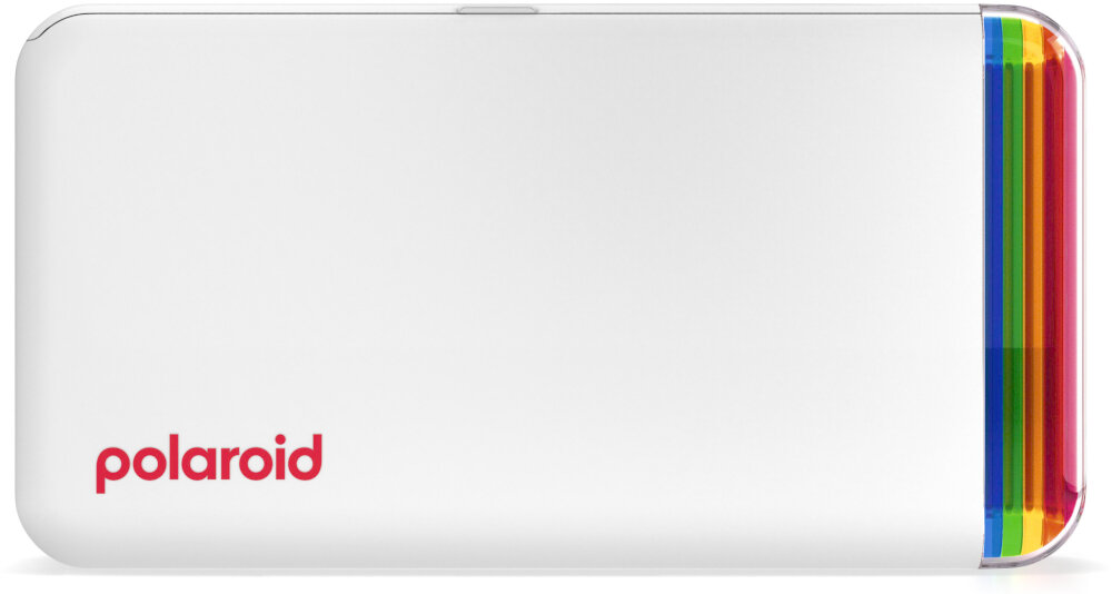 Drukarka POLAROID Hi-Print Pocket Printer E-Box android ios mały rozmiar design detale druk trchnologia łączność bluetooth bateria wytrzymałość