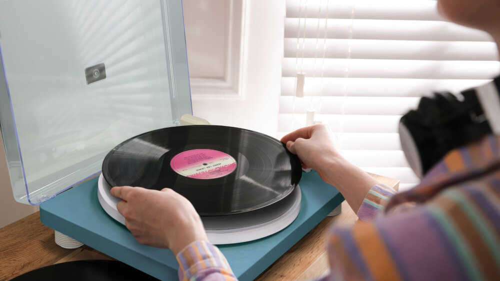 Gramofon LENCO LS-50TQ  - nagrywanie płyt