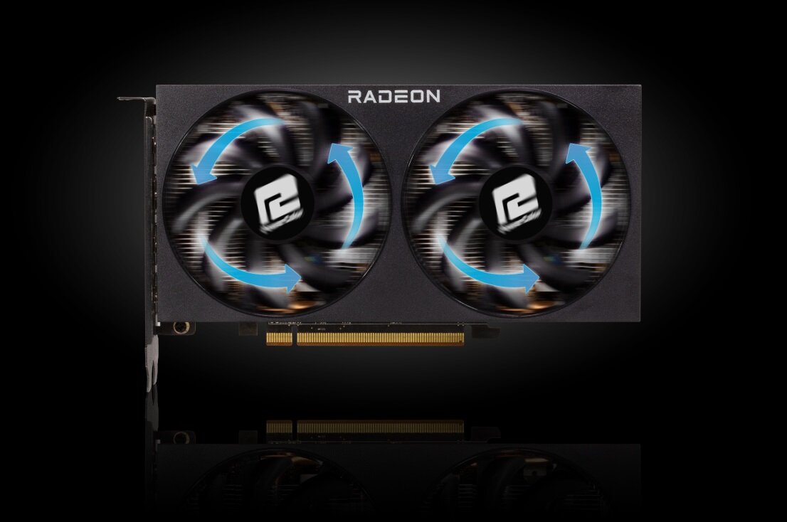 Karta graficzna POWERCOLOR Radeon RX 7600 Fighter 8GB AMD Radeon Radeon RX 7600 DirectX 12 OpenGL 4 6 GDDR 6