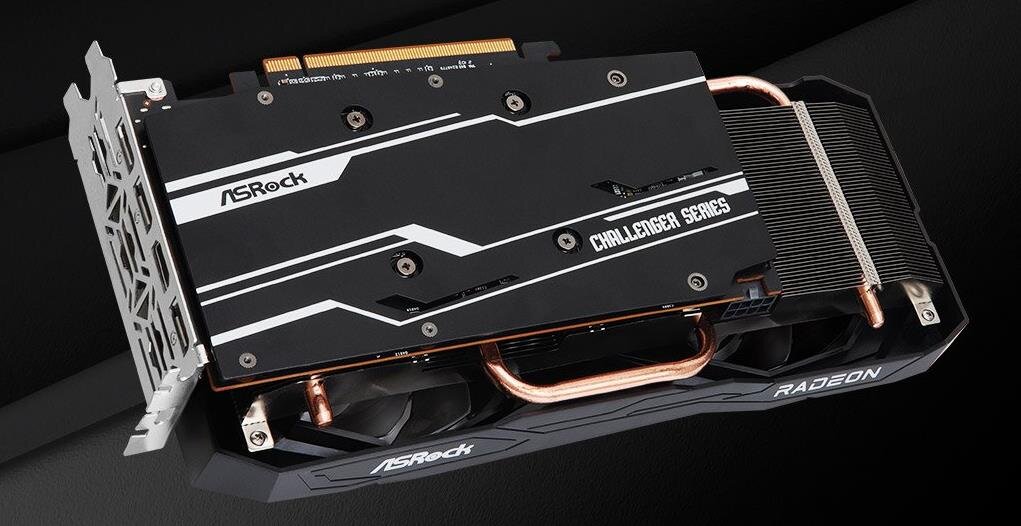 Karta graficzna ASROCK Radeon RX 7600 Challenger OC 8GB - metalowy backplate