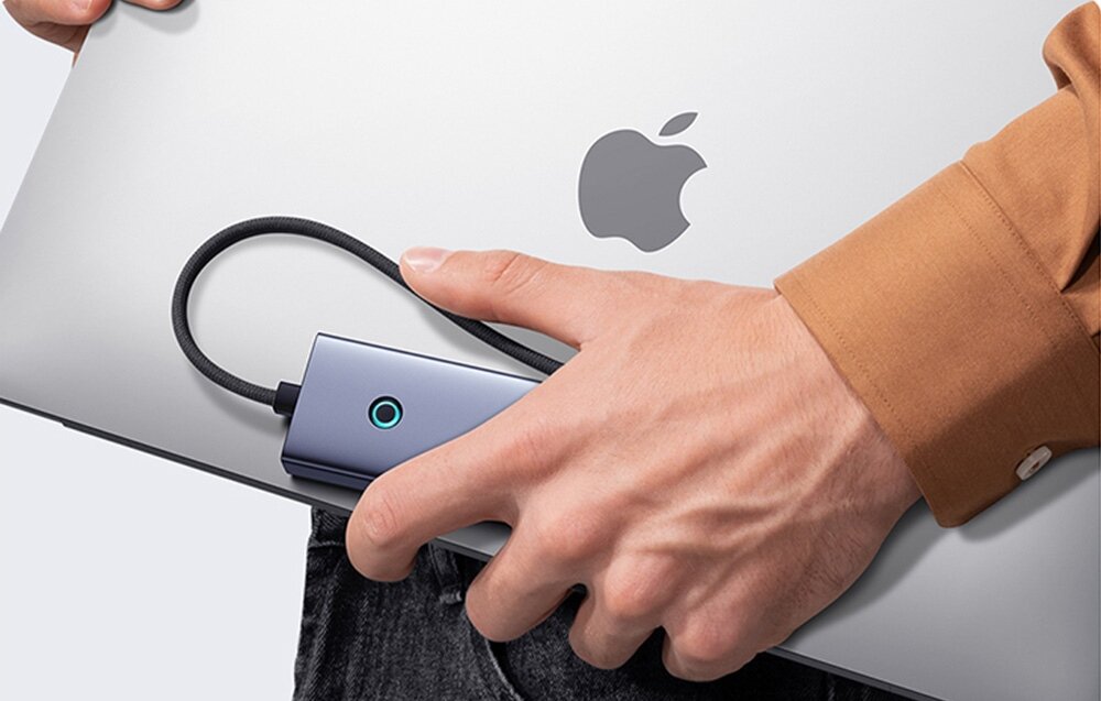 Stacja dokująca BASEUS UltraJoy Series BS-OH109 4w1  kompaktowy wymiar przesył ładowanie szybkość transmisja możliwości obraz jakość płynność niezawodność mobilność