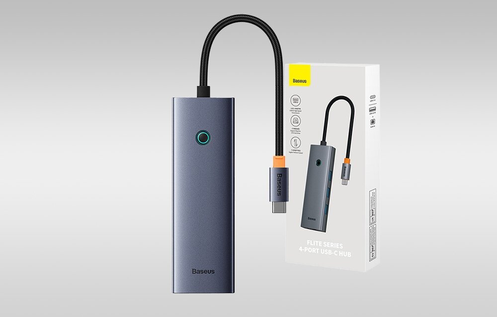 Stacja dokująca BASEUS UltraJoy Series BS-OH109 4w1  kompaktowy wymiar przesył ładowanie szybkość transmisja możliwości obraz jakość płynność niezawodność mobilność