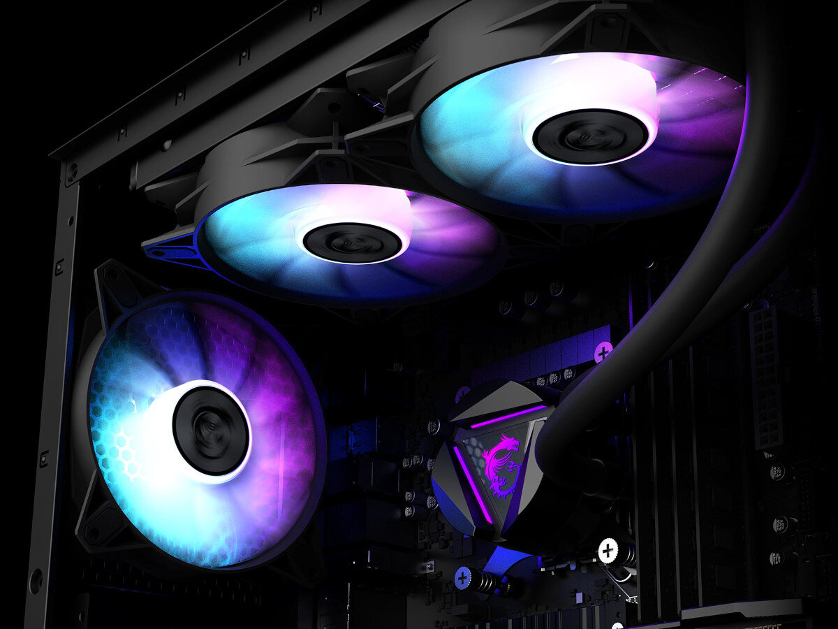 Komputer MSI MPG Infinite X2 13FNUG-046PL chłodzenie konstrukcja temperatury głośność hałas