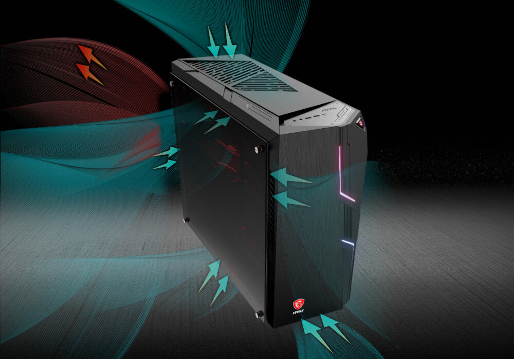 Komputer MSI MAG Codex 5 13TC-1611XPL temperatura chłodzenie wnętrze powierzchnia