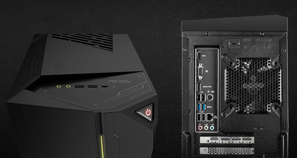 Komputer MSI MAG Codex 5 13TC-1611XPL porty podłączenie złącza